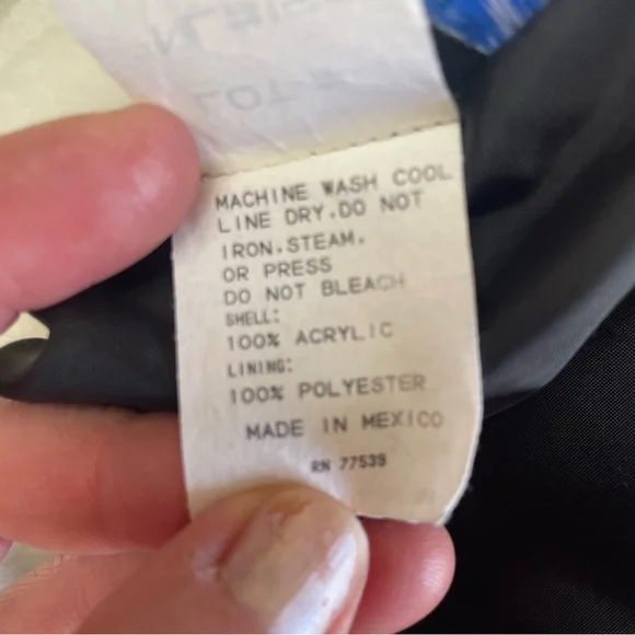 Nordic Lights Vtg Fleece Full Zip Hoodie Sherpa Jacket Sz Large Horses Unisex - Picture 9 of 10